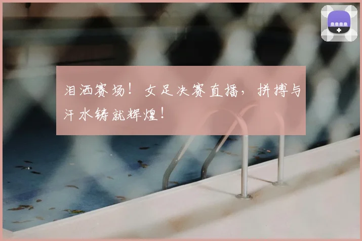 泪洒赛场！女足决赛直播，拼搏与汗水铸就辉煌！